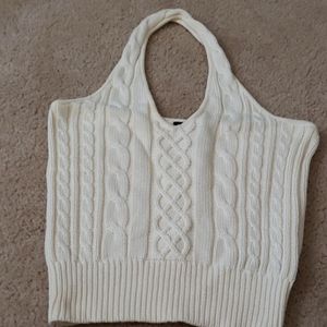 Crop top sweater